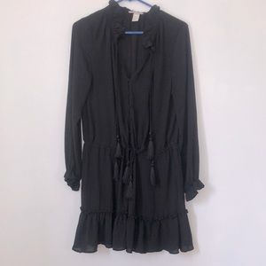 H&M dress with tassels
